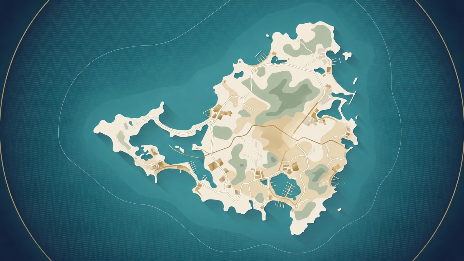Stylised illustrated map of Sint Maarten marking Princess Juliana International Airport as the Johnson Fantastic Transport meeting point